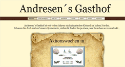 Desktop Screenshot of andresensgasthof.de